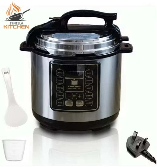 6L Multifunction Electric Pressure Cooker & Rice Cooker