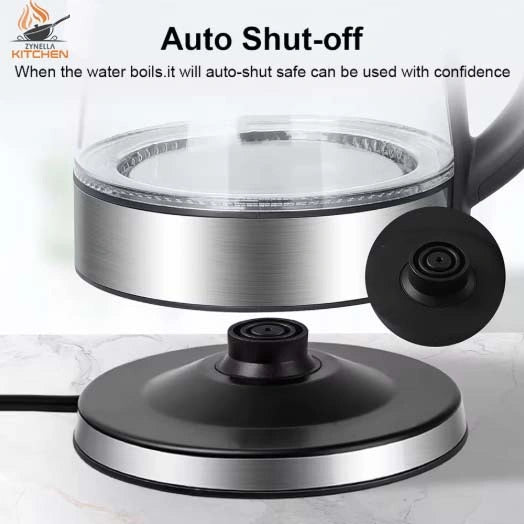 Glass Electric Kettle with Dry-Boil Protection