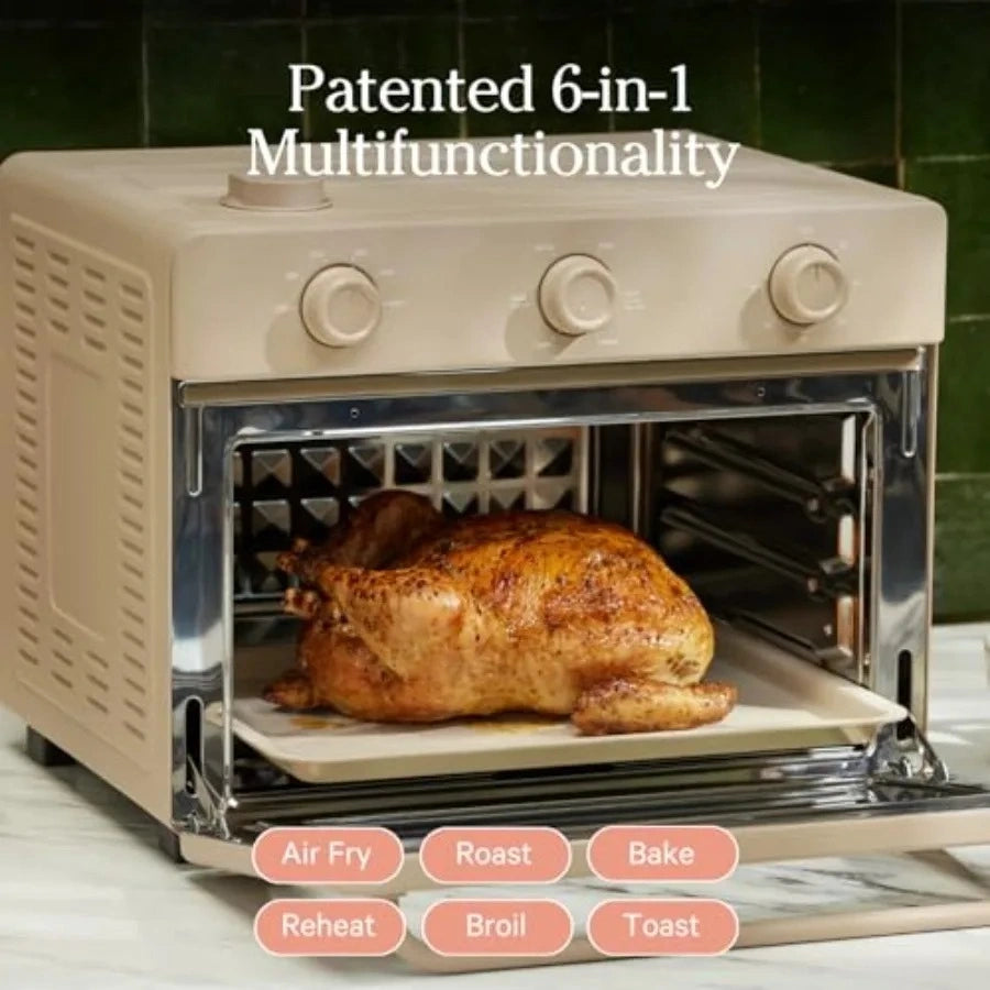 Zynella 6-in-1 Large Stainless Steel Multifunctional Air Fryer Oven