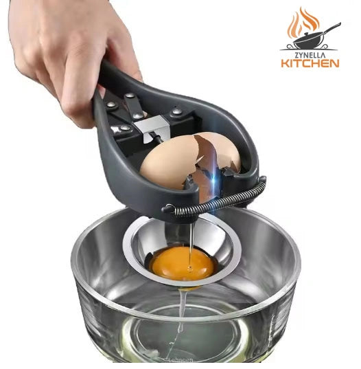 Zynella Multifunction Egg Opener & Separator Tool – Stainless Steel
