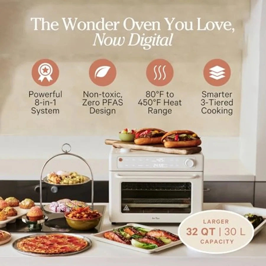 Zynella Wonder Oven Pro 8-in-1 Digital Air Fryer Toaster Oven
