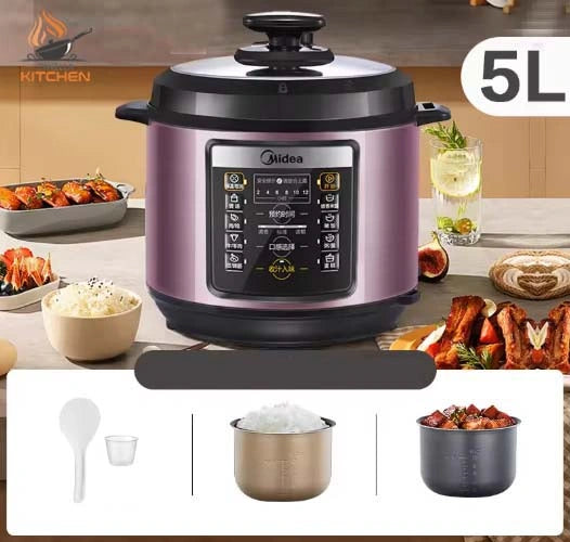 5L Multifunction Electric Pressure Cooker & Rice Cooker