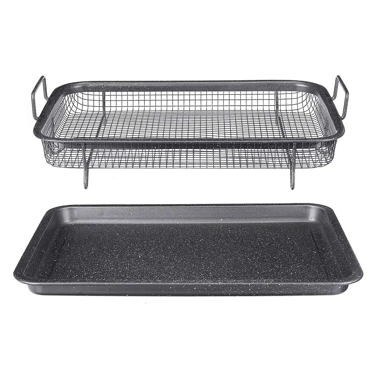 Zynella Copper Non-Stick Baking Tray with Grill Mesh