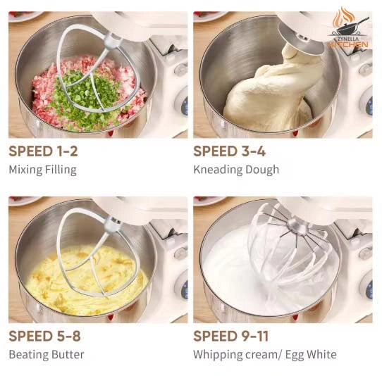 Zynella 1200W Kitchen Stand Mixer
