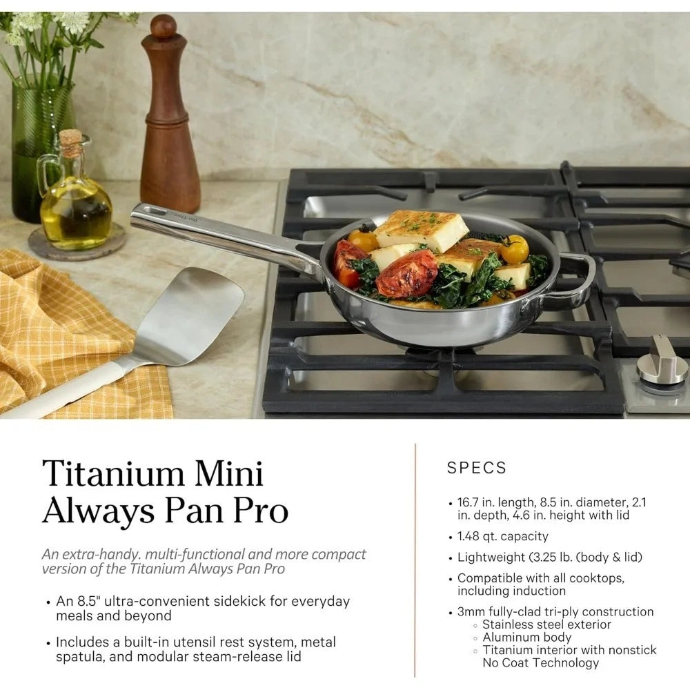 Zynella 10-Piece Titanium Pro Cookware Set