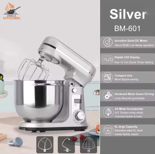 Zynella 1200W Kitchen Stand Mixer 6L