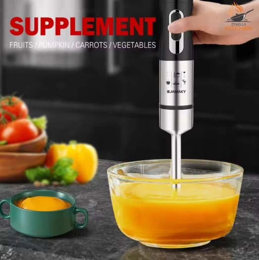 Zynella High-Power Handheld Blender & Food Processor