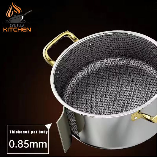 Zynella Honeycomb Stainless Steel Pot