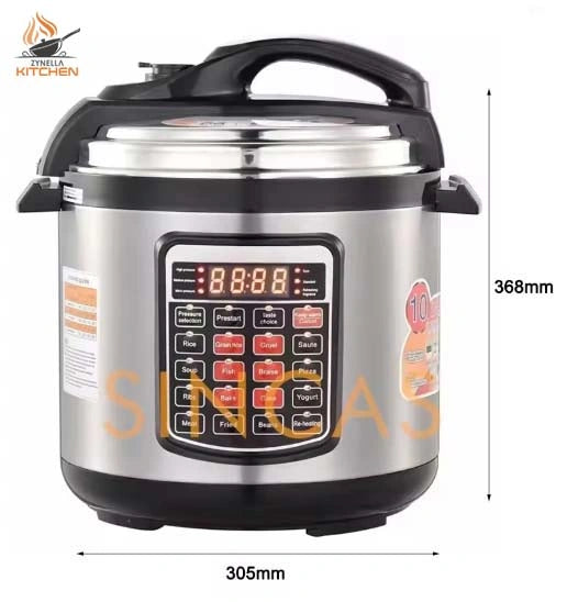 8L Multi-Function Electric Rice & Pressure Cooker