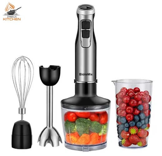 Zynella 4-in-1 Handheld Immersion Blender 1200W