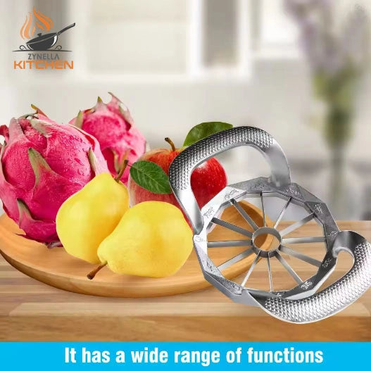 Fruit Cutter – 12-Blade Extra Large Apple Corer & Slicer