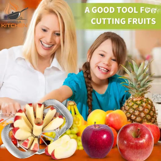 Fruit Cutter – 12-Blade Extra Large Apple Corer & Slicer