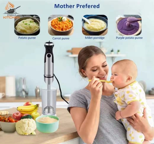 Zynella 1200W 5-in-1 Hand Immersion Blender