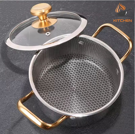 Zynella Honeycomb Stainless Steel Pot