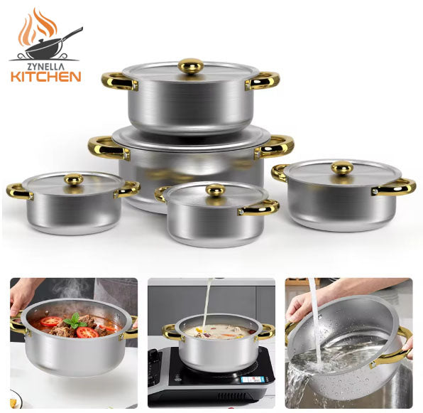 Zynella Stainless Steel Stock Pot