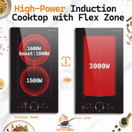 Zynella 2-Zone Induction Hob with Flex Grill Zone