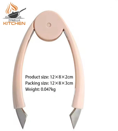 Zynella Pineapple Eye Corer & Peeler – Stainless Steel Fruit & Vegetable Tool