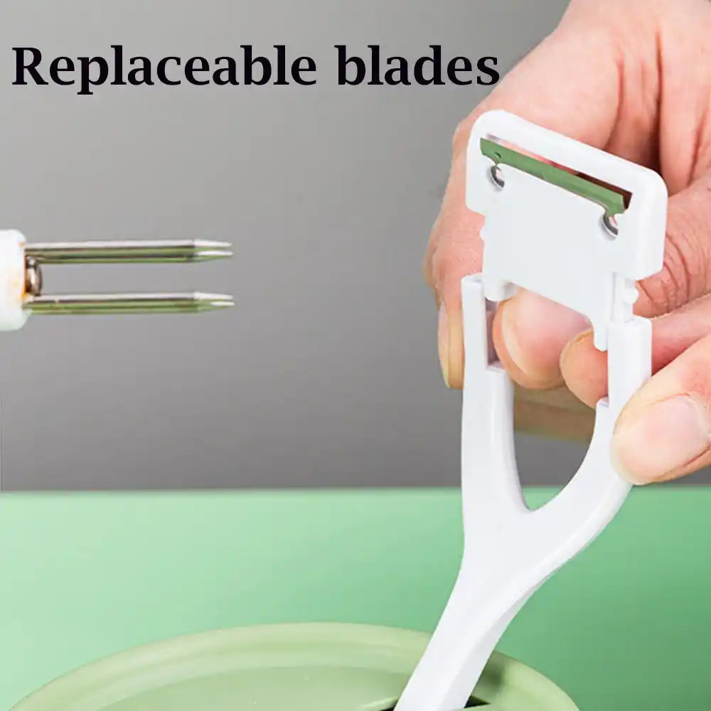 Zynella Hand-Crank Fruit Peeler – Multifunctional Apple & Pear Slicer