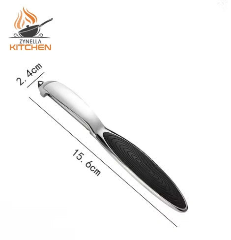 Stainless Steel Vegetable Peeler Set – Flat & Y-Shaped Multifunctional Peelers