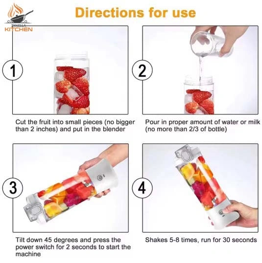 Zynella Portable 600ML Electric Blender