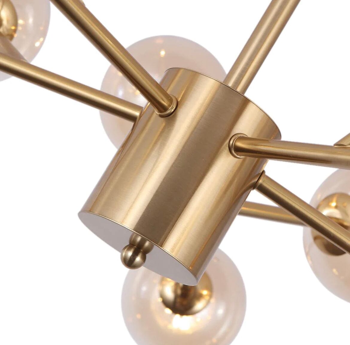Flint Sputnik Rustic Chandelier