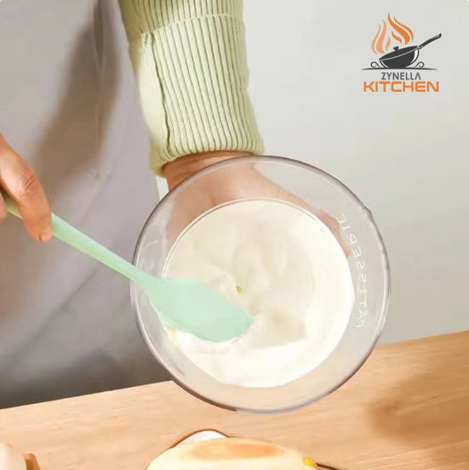 Zynella Silicone Cream Spatula – Heat-Resistant Non-Stick Baking Tool