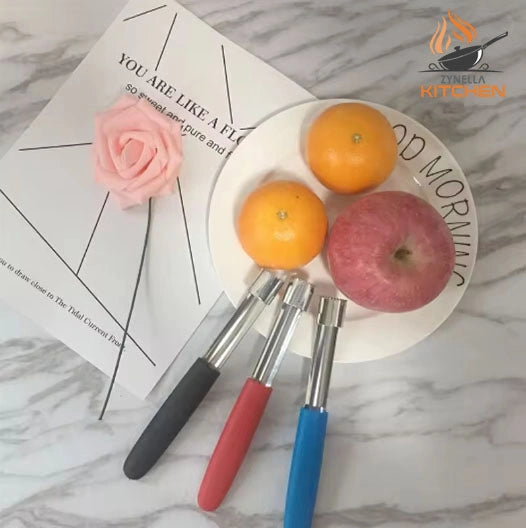 Zynella Apple & Fruit Corer – Stainless Steel Seed Remover Tool