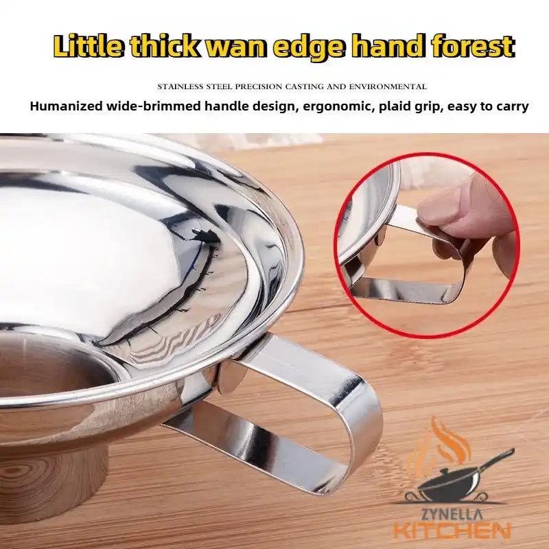 Zynella Premium Stainless Steel Wide-Mouth Kitchen Funnel