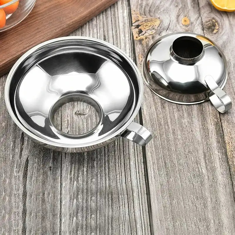 Zynella Premium Stainless Steel Wide-Mouth Kitchen Funnel