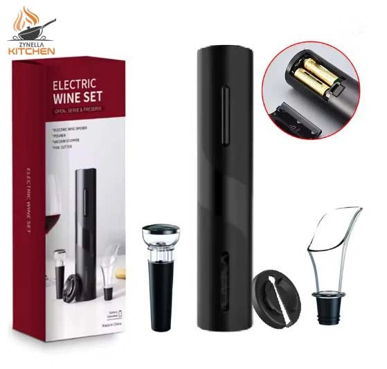 Electric Wine Opener Automatic Corkscrew with Foil Cutter