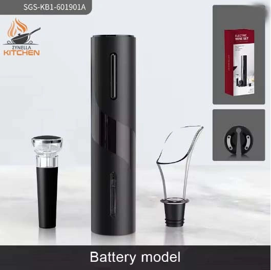 Electric Wine Opener Automatic Corkscrew with Foil Cutter