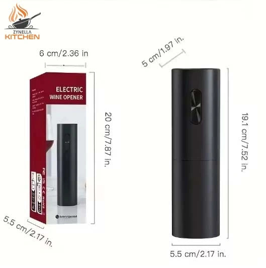 Electric Wine Opener Automatic Corkscrew with Foil Cutter