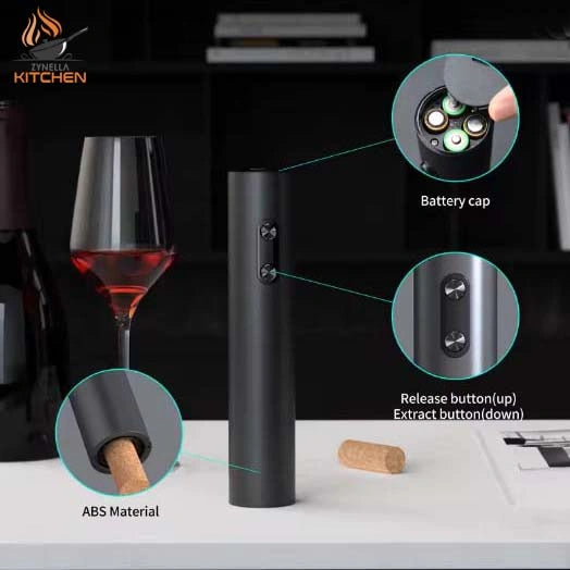 Electric Wine Opener Set with Aerator & Foil Cutter