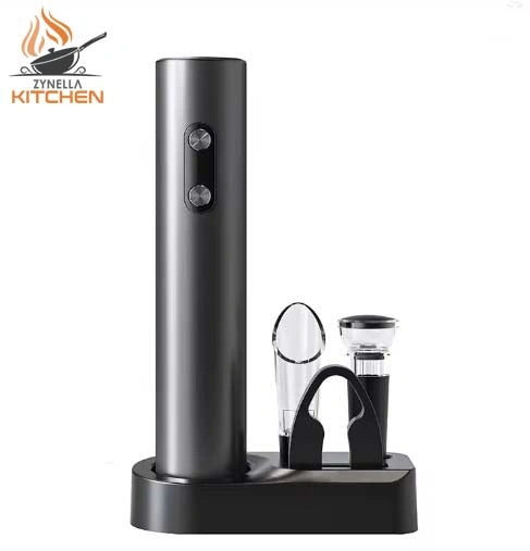 Electric Wine Opener Set with Aerator & Foil Cutter