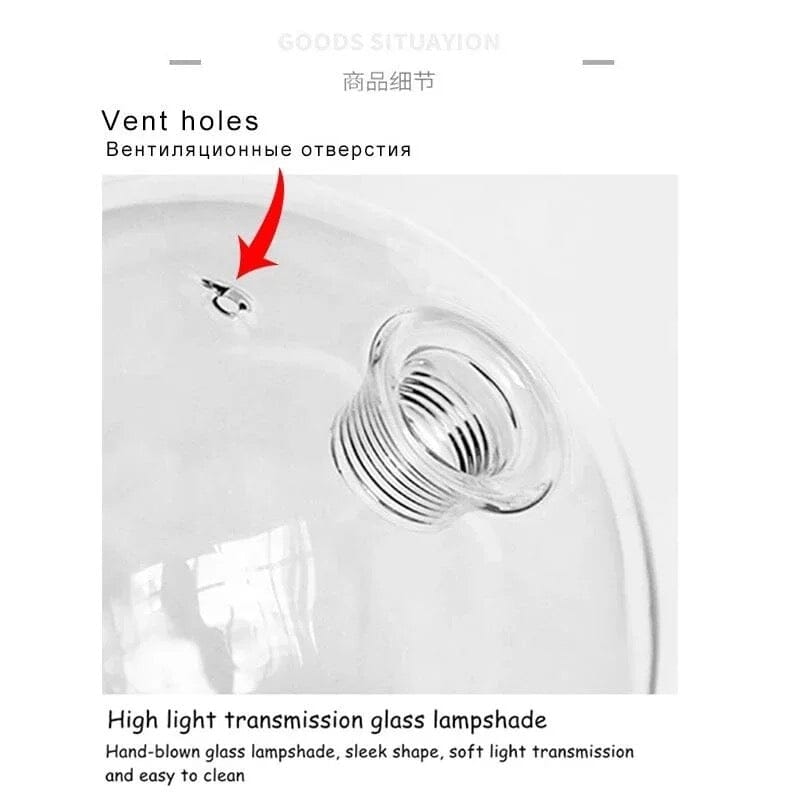 Glass Globe Modern Pendants