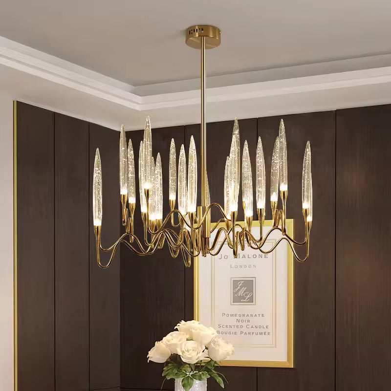 Zynella Crystal Candle Chandelier