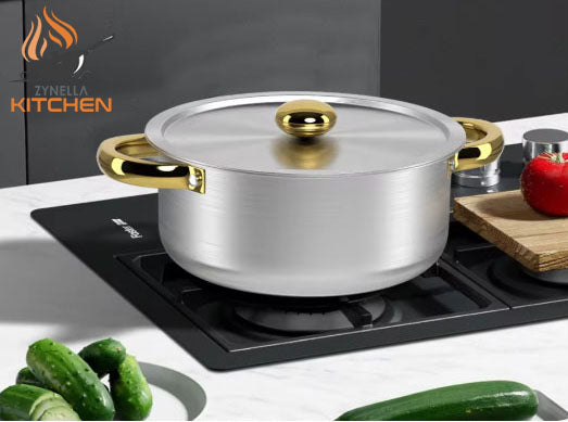 Zynella Stainless Steel Stock Pot