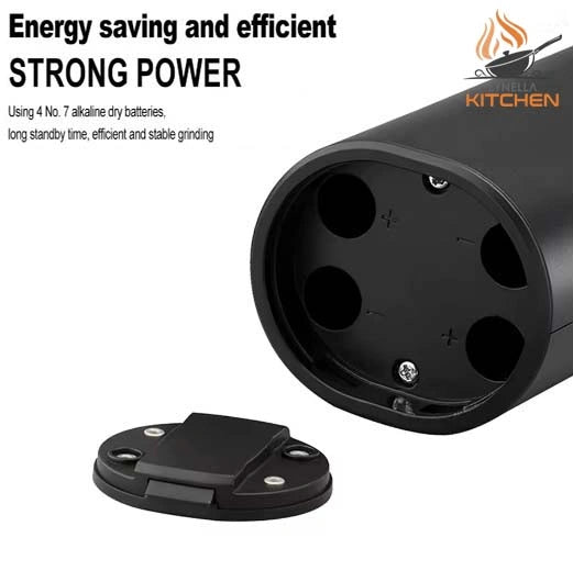 Electric Salt & Pepper Grinder with Adjustable Coarseness