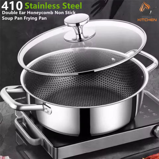Zynella 410 Stainless Steel Honeycomb Pot