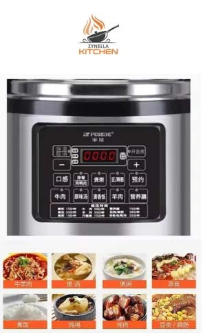 Electric Pressure Rice Cooker with Smart Reservation