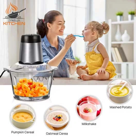 Zynella 1000W Electric Meat Grinder & Food Chopper