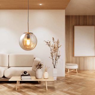 Zynella Bali Bubble Glass Pendants