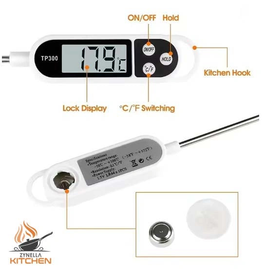 Zynella Digital Food Thermometer