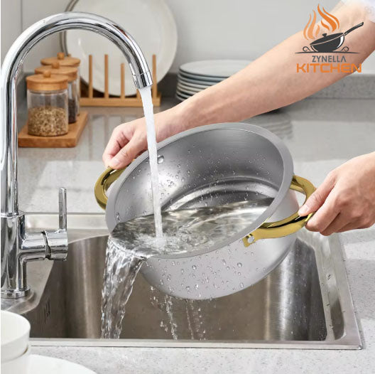 Zynella Stainless Steel Stock Pot