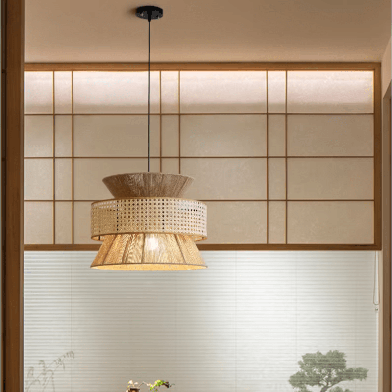 Zynella Hemp Rope Wabi Sabi Chandelier