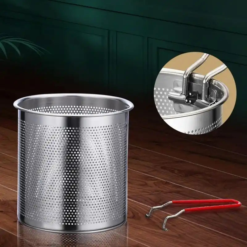 Zynella Stainless Steel Deep Fryer & Basket