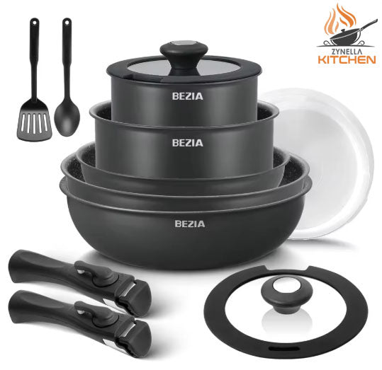 Zynella 13-Piece Non-Stick Induction Cookware Set