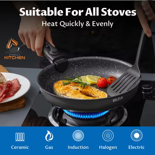 Zynella 13-Piece Non-Stick Induction Cookware Set