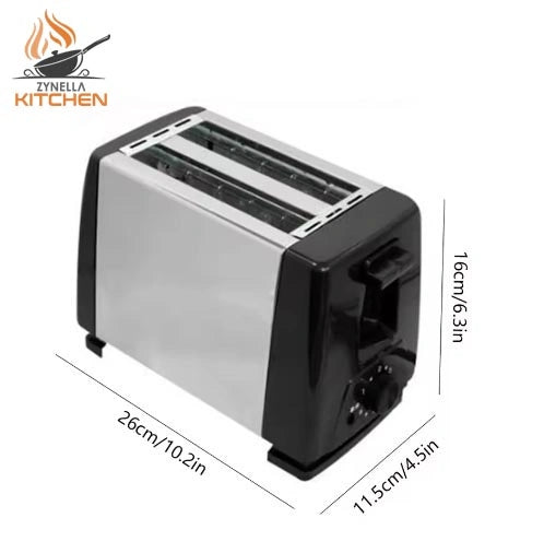 Zynella 2-Slice Automatic Bread Toaster with Variable Browning Control