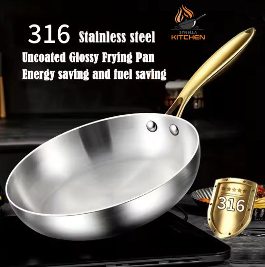 Zynella 316 Stainless Steel Frying Pan